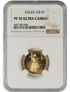 2017 1/4 oz U.S. Mint Proof Gold Eagle NGC PF70 Ultra Cameo