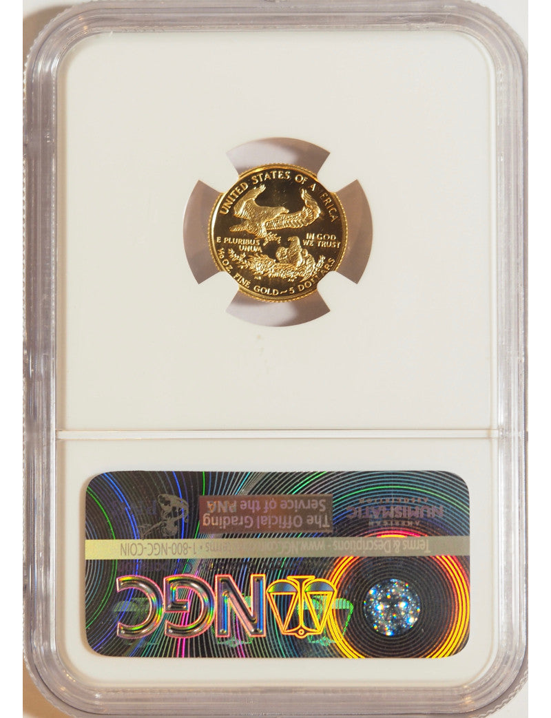 2014 1/10 oz U.S. Mint Proof Gold Eagle NGC PF70 Ultra Cameo