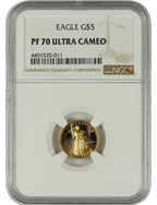 2015 1/10 oz U.S. Mint Proof Gold Eagle NGC PF70 Ultra Cameo