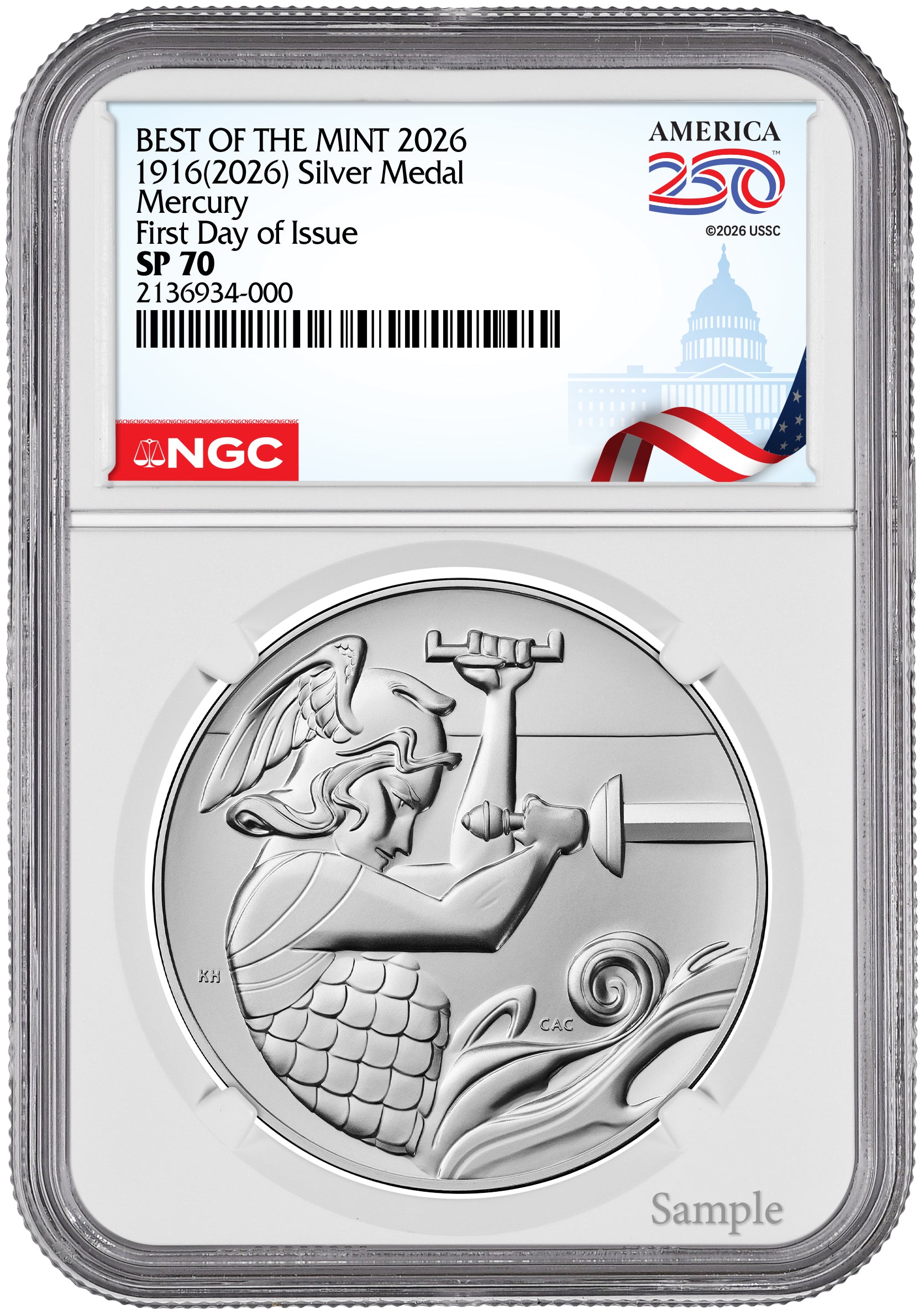 2026-W (P) Mercury Gold Silver Set FDI NGC SP70 | LCR Coin