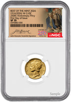 2026-W 1916 Mercury Gold Coin FDI NGC SP70 Hancock Label
