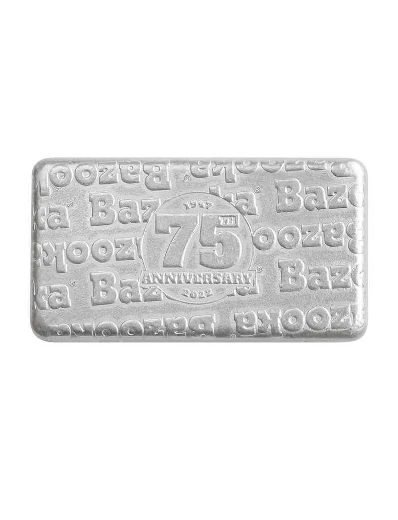 2022 75th Anniversary Bazooka Joe® 40 Gram .9999 Silver Wafer with Comic Strip Box & COA