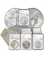 1986-2026 American Silver Eagle 42-pc Set NGC MS69 (3 New NGC Boxes)