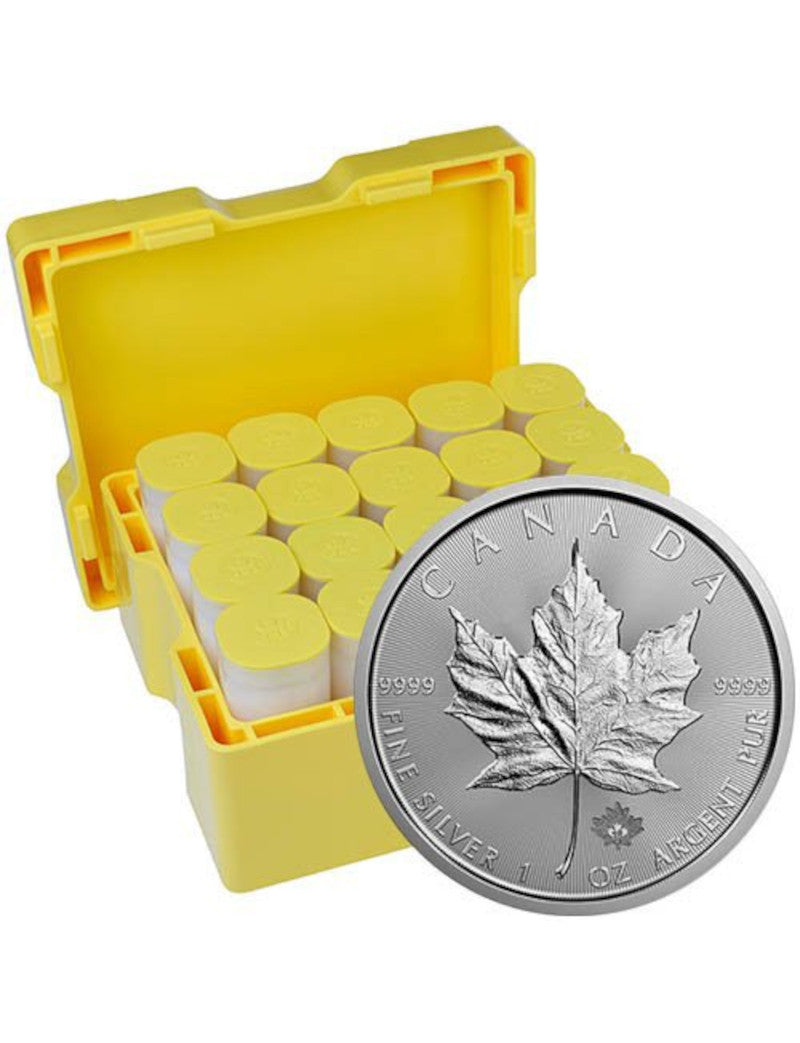 2022 1 oz Canadian Silver Maple Leaf Sealed Monster Box 500 Coins BU