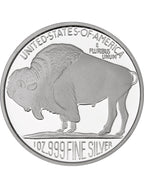 1 oz .999 SilverTowne Buffalo Silver Round