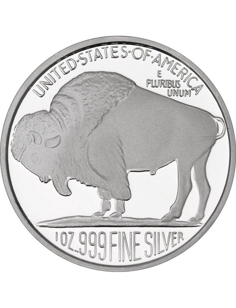 1 oz .999 SilverTowne Buffalo Silver Round