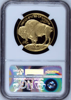 2015-W Proof Gold Buffalo 1 oz FR Eagle Label NGC PF70
