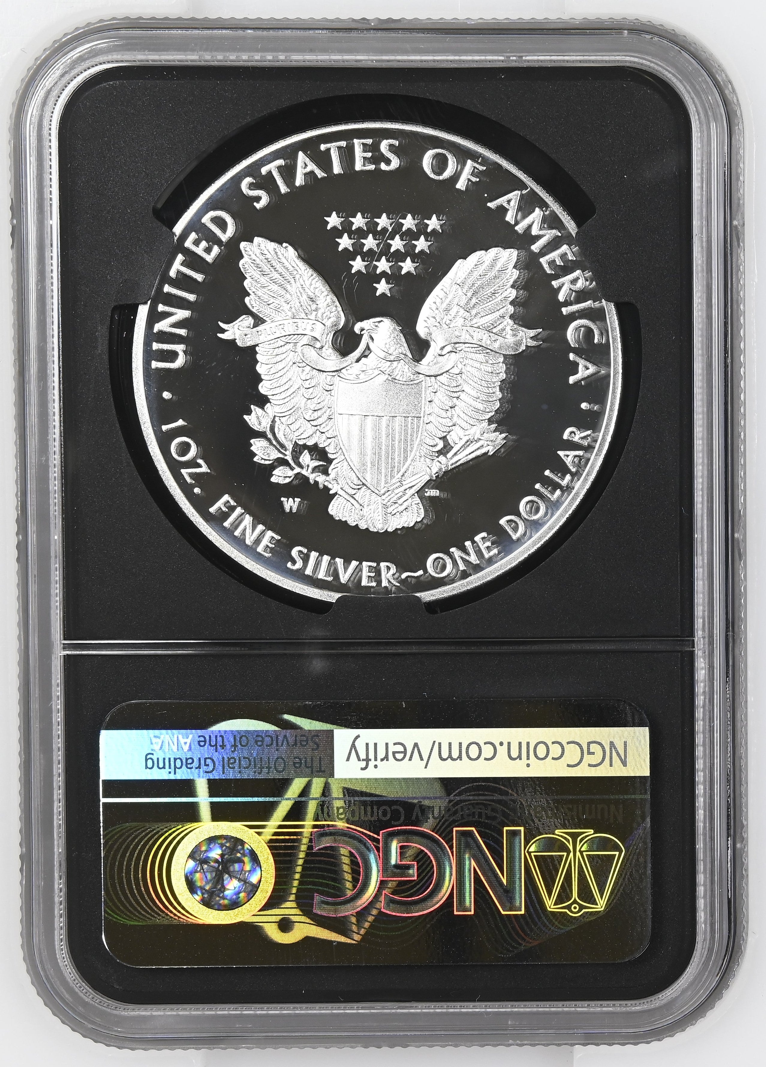 2016-W Proof Silver Eagle 1 oz FDI John NGC PF70 Mercanti