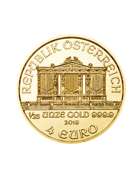2019 1/25 oz Austrian Gold Philharmonic Coin