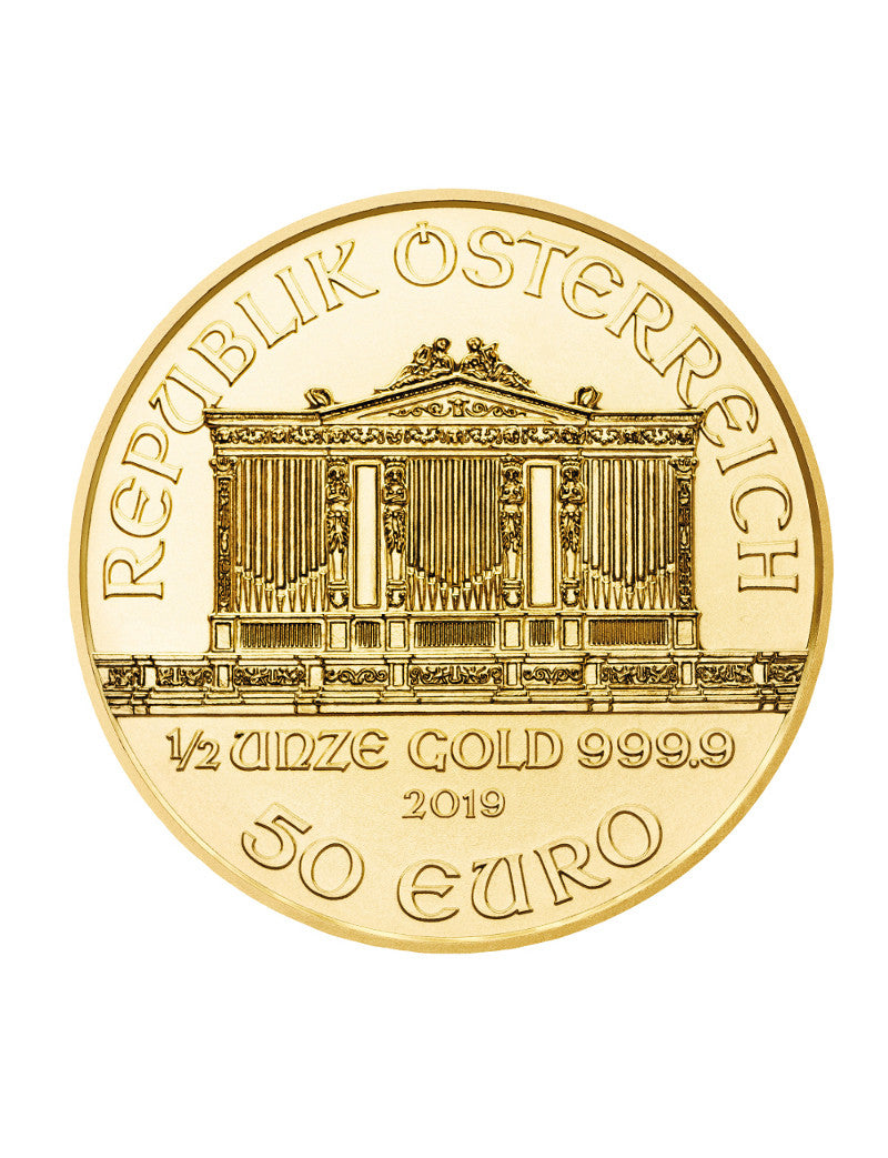 2019 1/2 oz Austrian Gold Philharmonic Coin