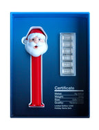 2022 PEZ® Santa Silver Wafers & Dispenser Gift Set