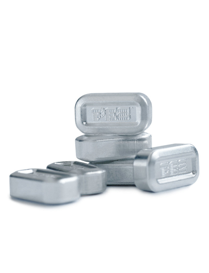 2022 PEZ® Santa Silver Wafers & Dispenser Gift Set