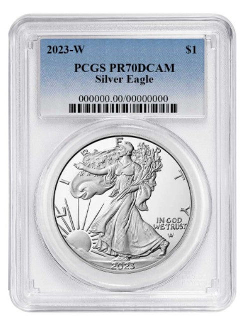 2023-W Proof American Silver Eagle PCGS PR70 Deep Cameo