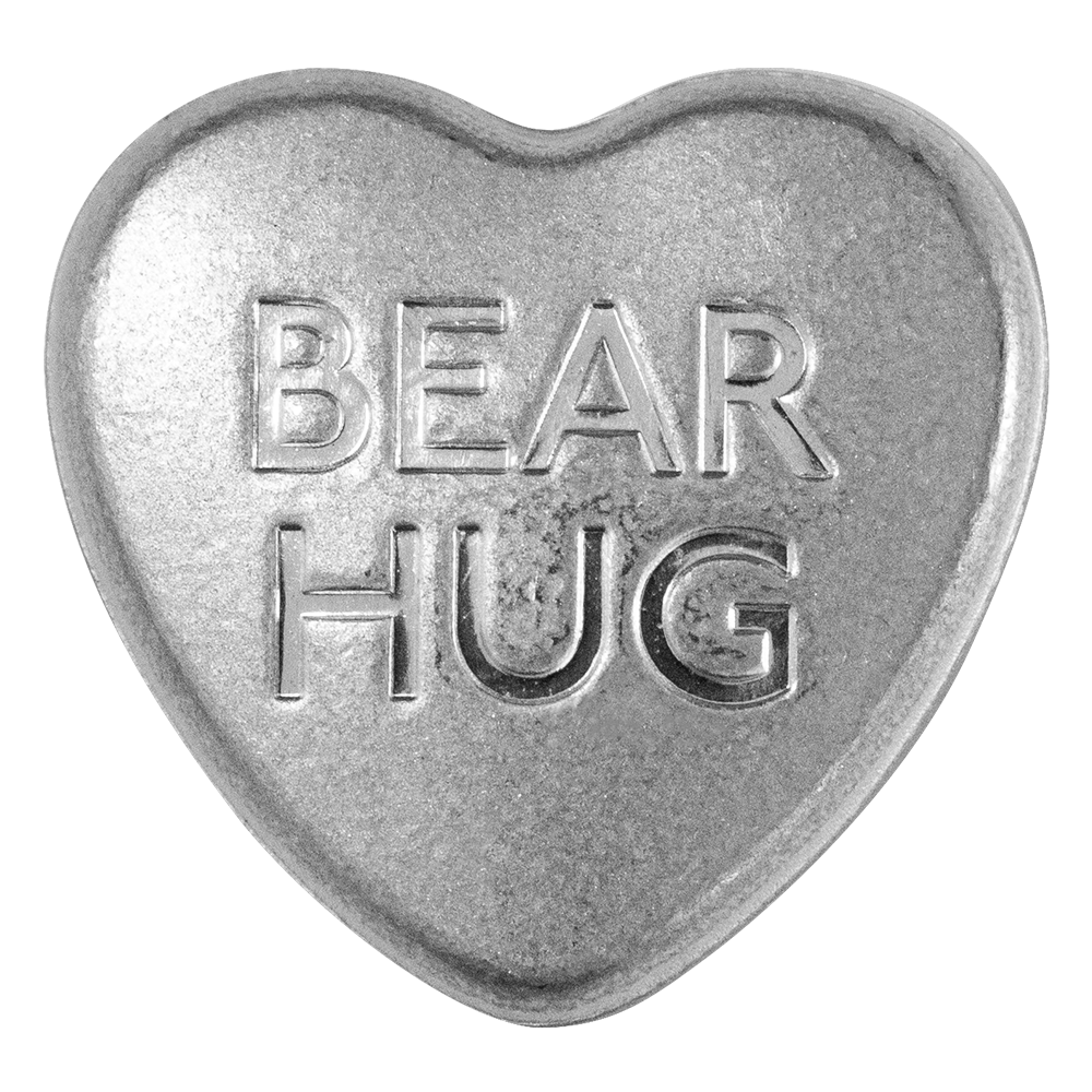 2023 Sweethearts® .9999 Pure Silver Hearts Set 10gm Three Coin Set 30gm Total