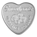 2023 Sweethearts® .9999 Pure Silver Hearts Set 10gm Three Coin Set 30gm Total