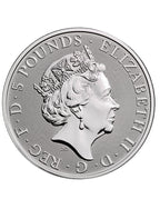 2019 2 oz British Silver Queens Beast Yale of Beaufort Coin