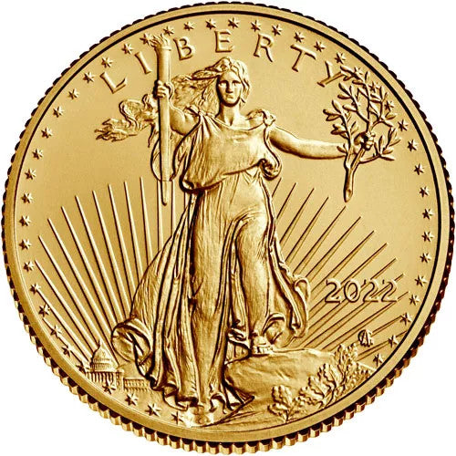 2022 1/4 oz American Gold Eagle Coin BU