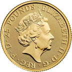 2022 1/4 oz British Gold Tudor Beasts Lion of England Coin