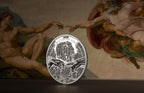 2023 1 oz Creation of Adam Ultra High-Relief Proof Silver Coin