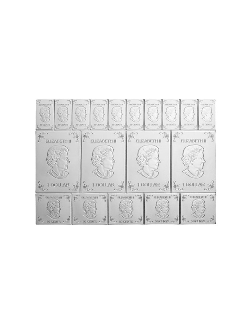 Two Ounce Royal Canadian Mint Silver Maple Flex Bar