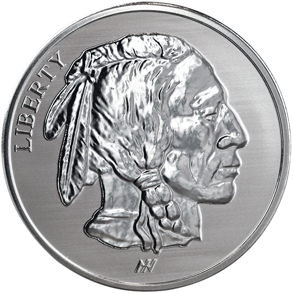 1976 ハシビロコウ スーダン シルバー 銀貨 レア 1oz 1 oz Buffalo Silver Round Reverse Proof Asahi Mint | LCR Coin
