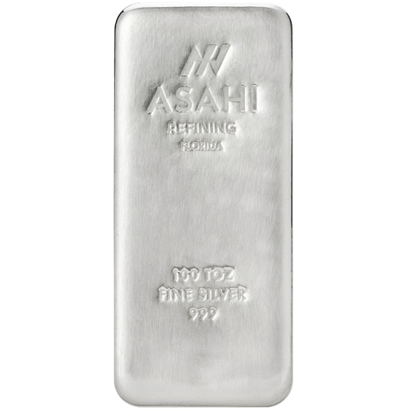 100 oz Asahi Silver Bar (New)