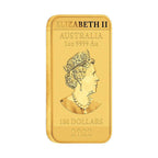 2022 1 oz .9999 Gold Australian Dragon Bar