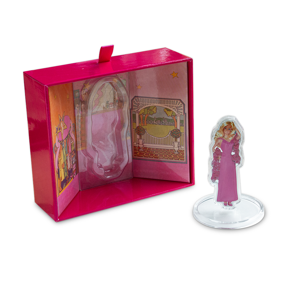 2023 1 oz Superstar Barbie Silver .9999 Fine Coin (Box)
