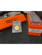 2006-2022 One Ounce American Gold Buffalos Complete Date Run PCGS PR70DCAM