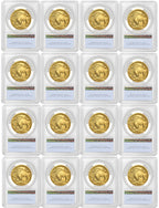 2006-2022 One Ounce American Gold Buffalos Complete Date Run PCGS PR70DCAM