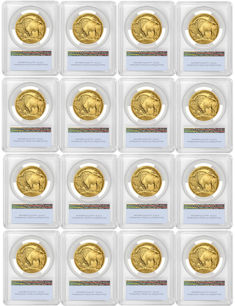 2006-2022 One Ounce American Gold Buffalos Complete Date Run PCGS PR70DCAM
