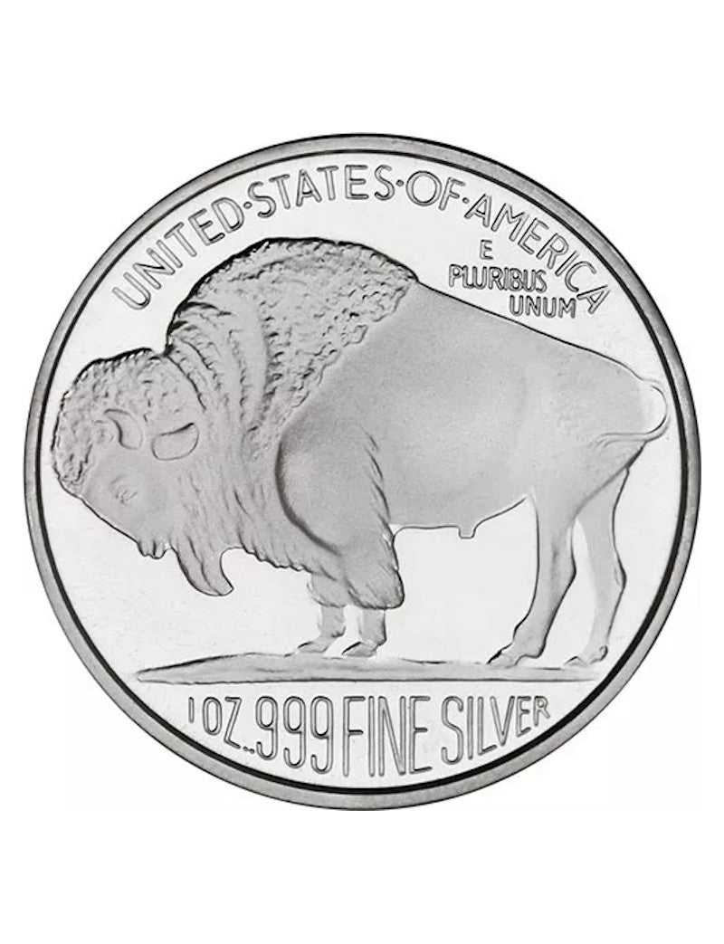 1 oz SilverTowne .999 Buffalo Silver Round