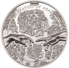 2023 1 oz Creation of Adam Ultra High-Relief Proof Silver Coin