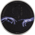 2023 1 oz Creation of Adam Ultra High-Relief Proof Silver Coin
