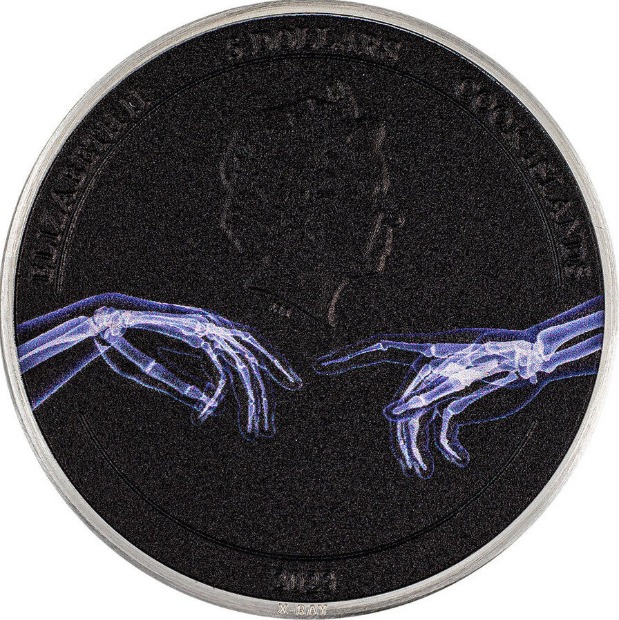 2023 1 oz Creation of Adam Ultra High-Relief Proof Silver Coin