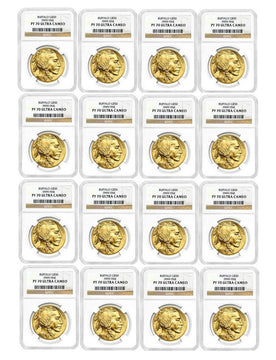 2006-2025 American Gold Buffalo Full Date Run Set NGC PF70