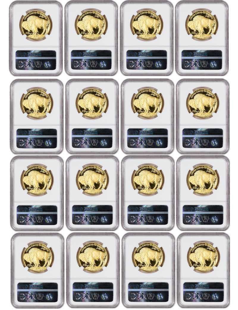 2006-2023 American Gold Buffalos Complete Date Run NGC PF70