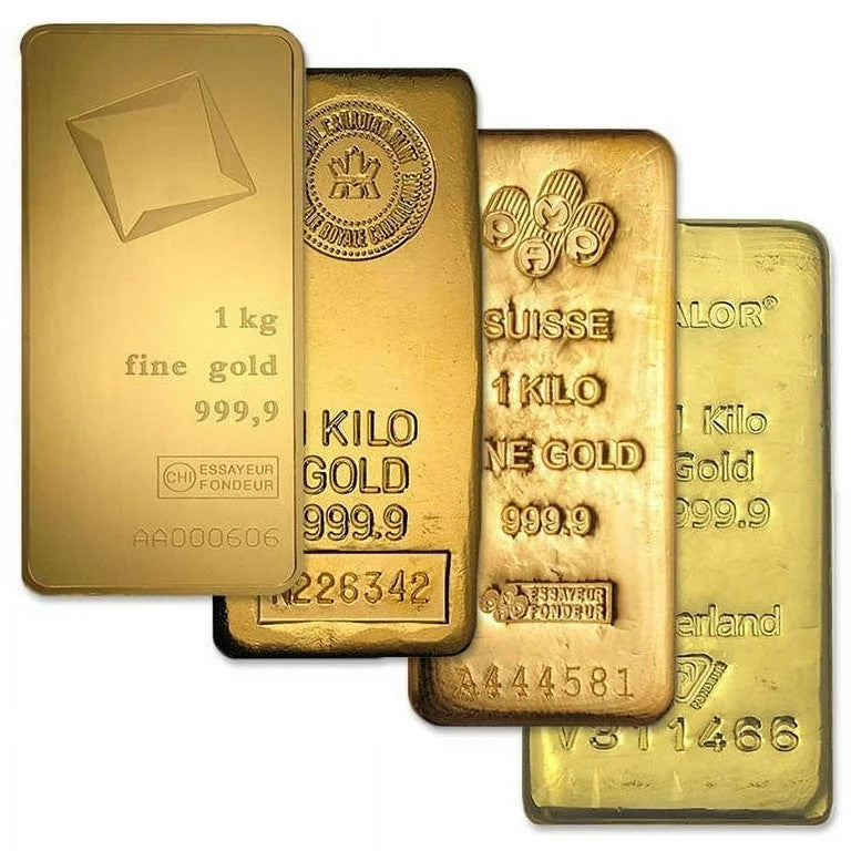 1 Kilo Gold Bar 32.15 oz .9999 Pure Good Delivery