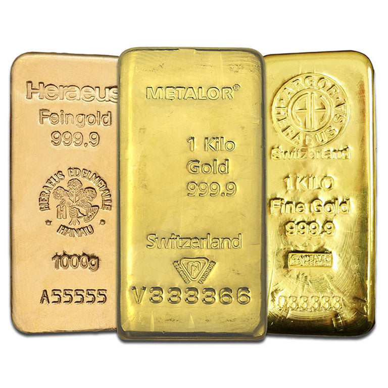 1万円引　金塊　ゴールド　イミテーション　1キロ 1 Kilo Gold Bar 32.15 oz .9999 Pure LBMA Good Delivery | LCR Coin
