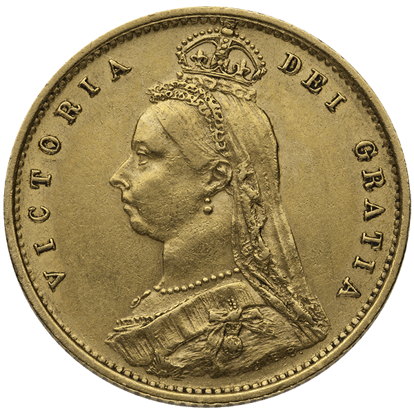 1/2 ENGLISH GOLD SOVEREIGN