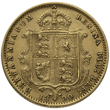 1/2 ENGLISH GOLD SOVEREIGN