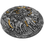 2022 FOUR HORSEMEN OF THE APOCALYPSE 5 oz. Silver High Relief Coin Niue
