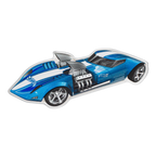1 oz PAMP Suisse Silver 2023 Hot Wheels Twin Mill™ Colored Coin $2