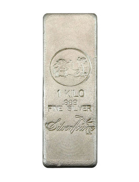 1 Kilo SilverTowne Poured Silver Bar