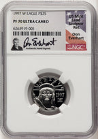 1997-W Platinum American Eagle 4-Coin Set NGC PF70 Everhart