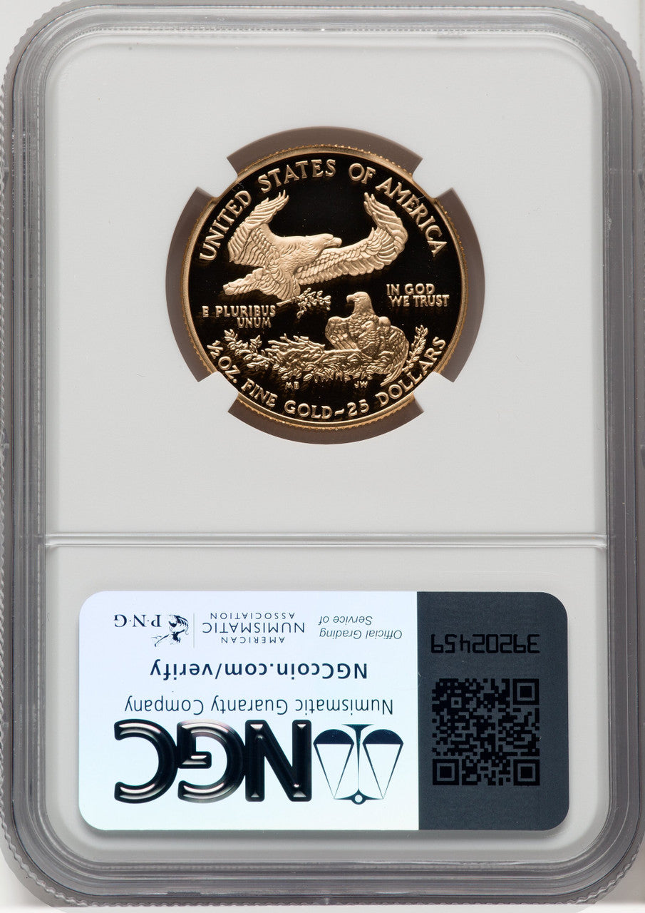 2003-W Gold American Eagle 4-Coin Set NGC PF70 Harrigal Signed