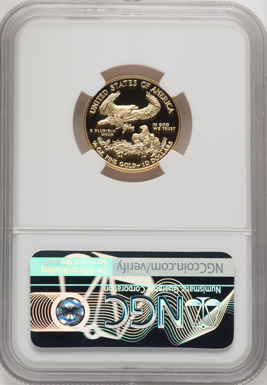 2018-W Gold American Eagle 4-Coin Set NGC PF70 Moy Signed