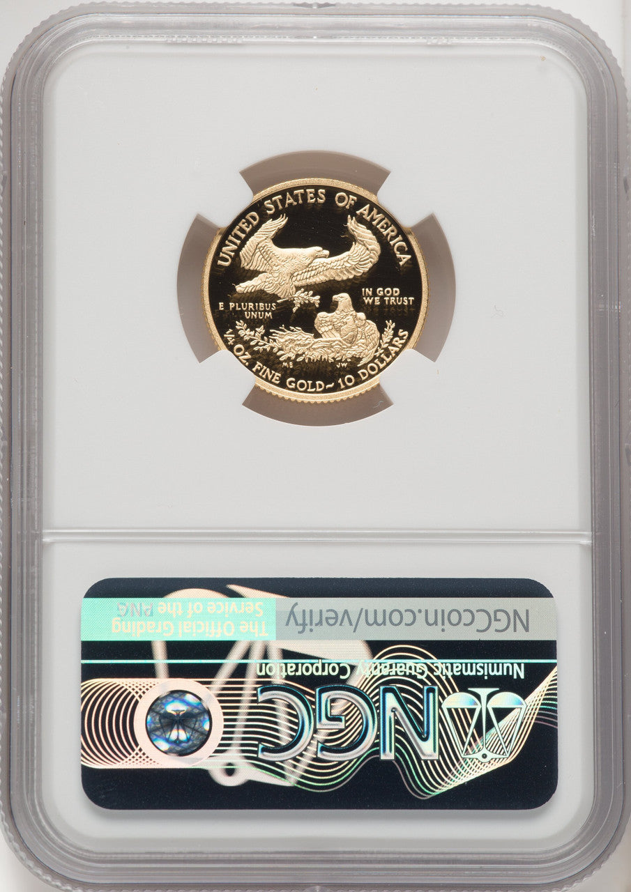 1994-W Gold American Eagle 4-Coin Set NGC PF70 Moy Signed