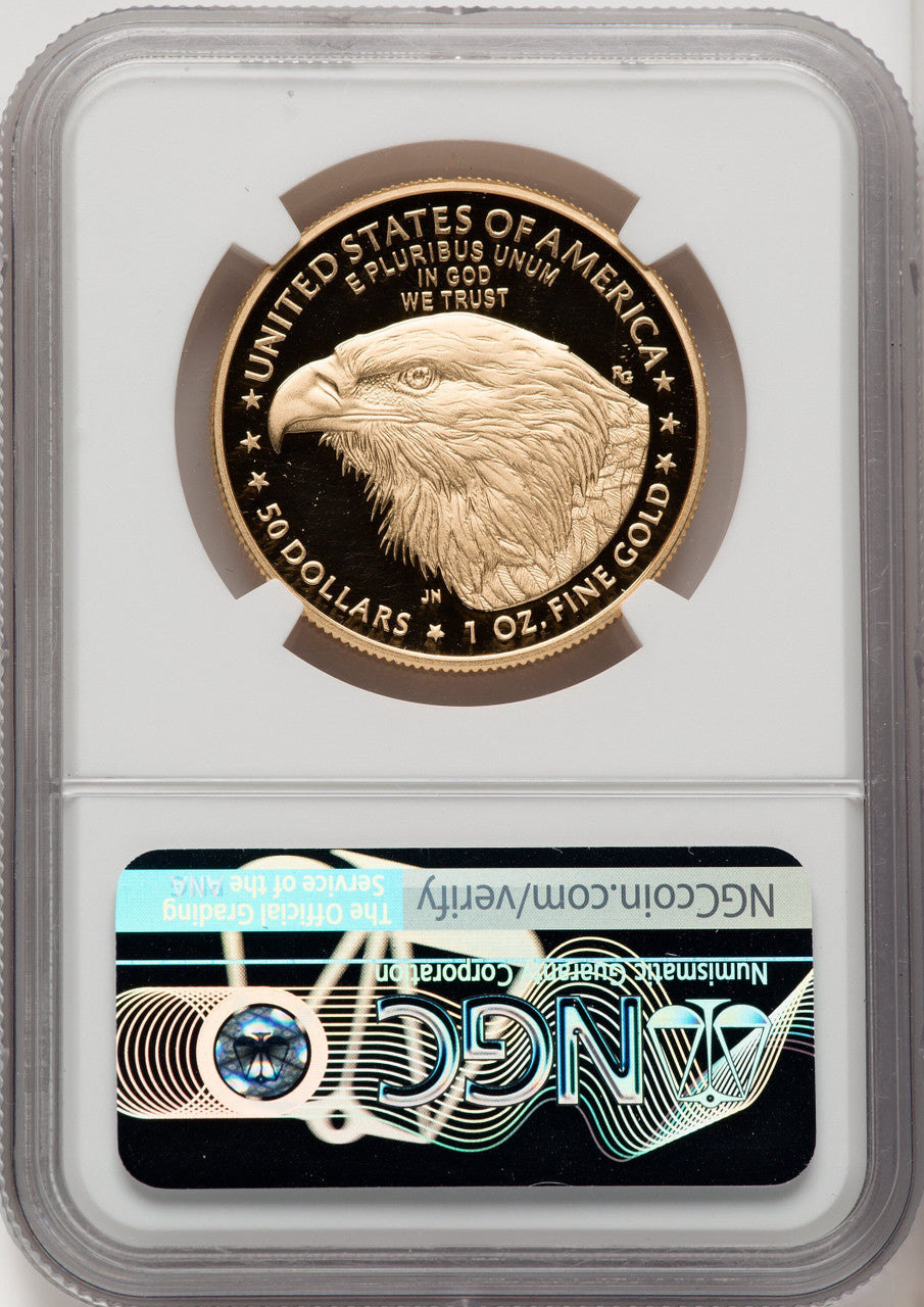 2021-W T2 Gold American Eagle 4-Coin Set NGC PF70 Moy Signed