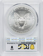 2021 American Silver Eagle Type 1 At Dusk & Dawn 35th Anniversary 326th PCGS MS70